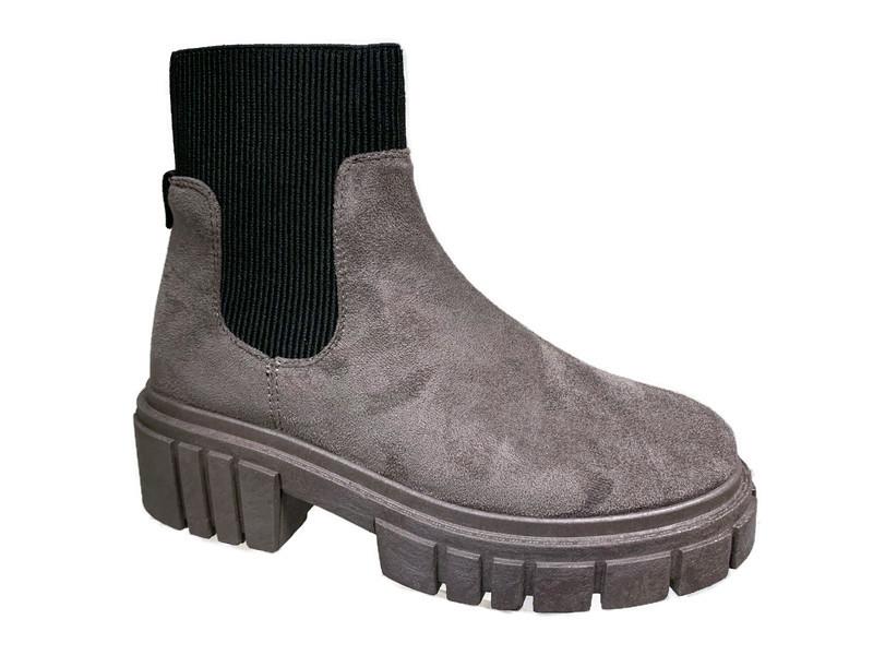 Mujeres Calcetín Botines Invierno Media Pantorrilla Nuevo Cómodo Informal Tacón Grueso Zapatos - Imagen 7 de 7