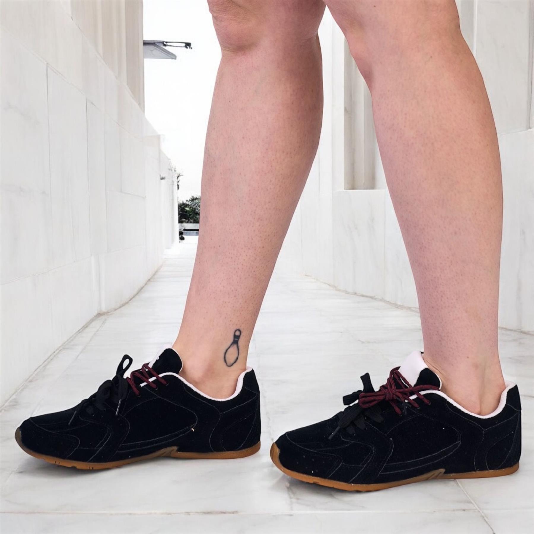 Damen-Sneaker flache Sohle modische bequeme weiche Sohle Wandern Sportschuhe - Bild 13 von 21