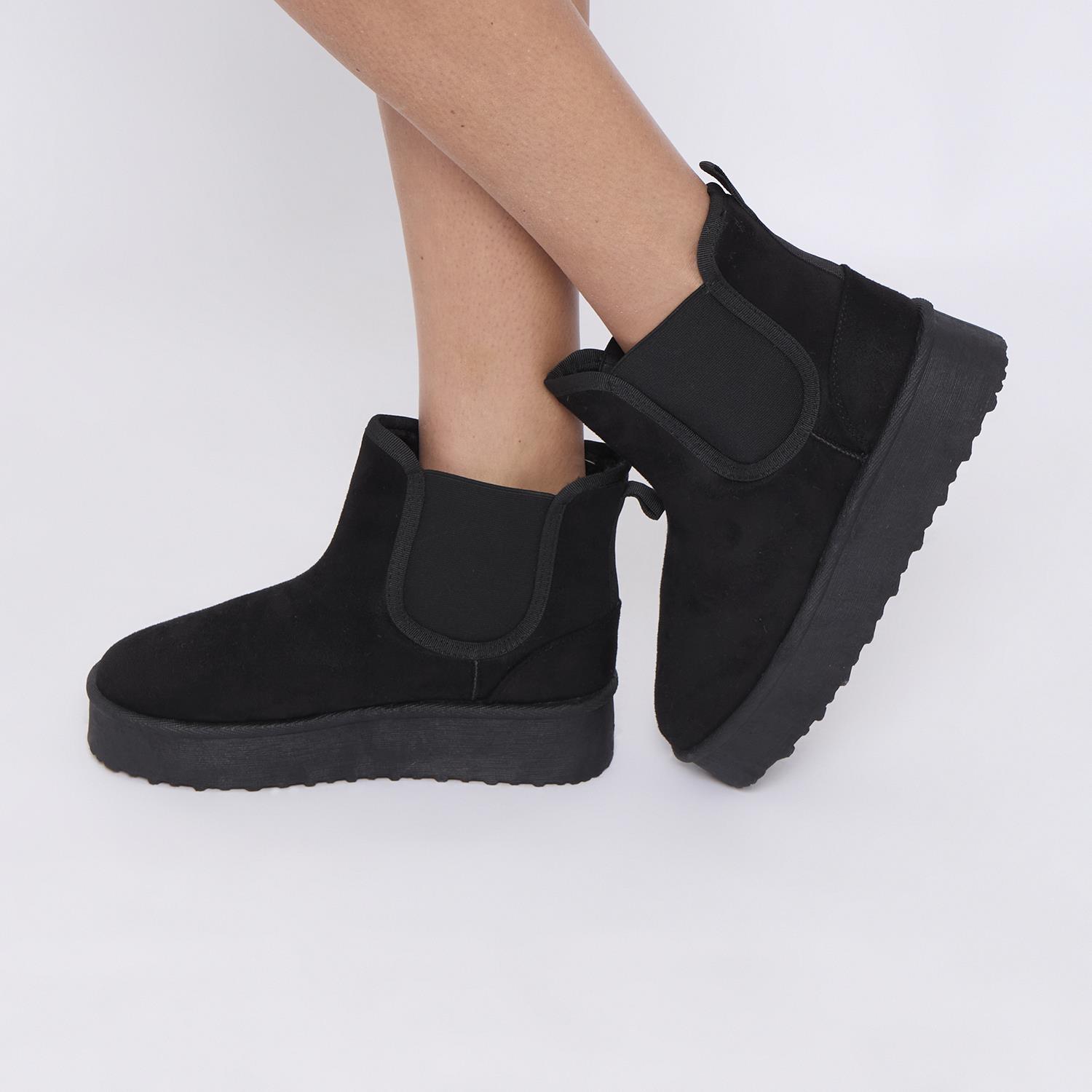 Botas Chelsea clásicas al tobillo botines de plataforma para damas botas de moda - Imagen 7 de 13