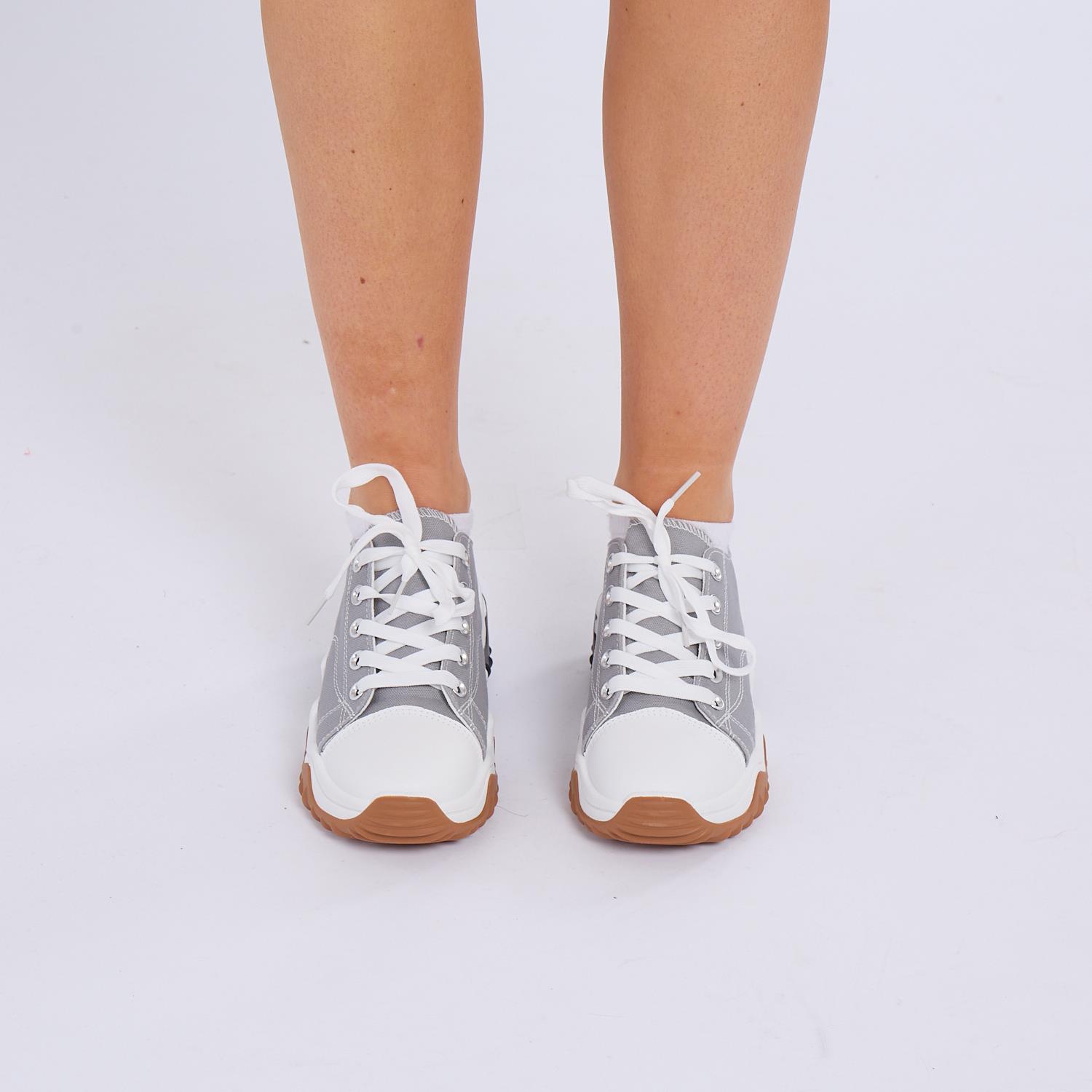 ALL SEASON WOMEN DAMEN CHUNKY SNEAKER KNÖCHEL SCHNÜR SNEAKER Schuhe Schuh - Bild 11 von 21