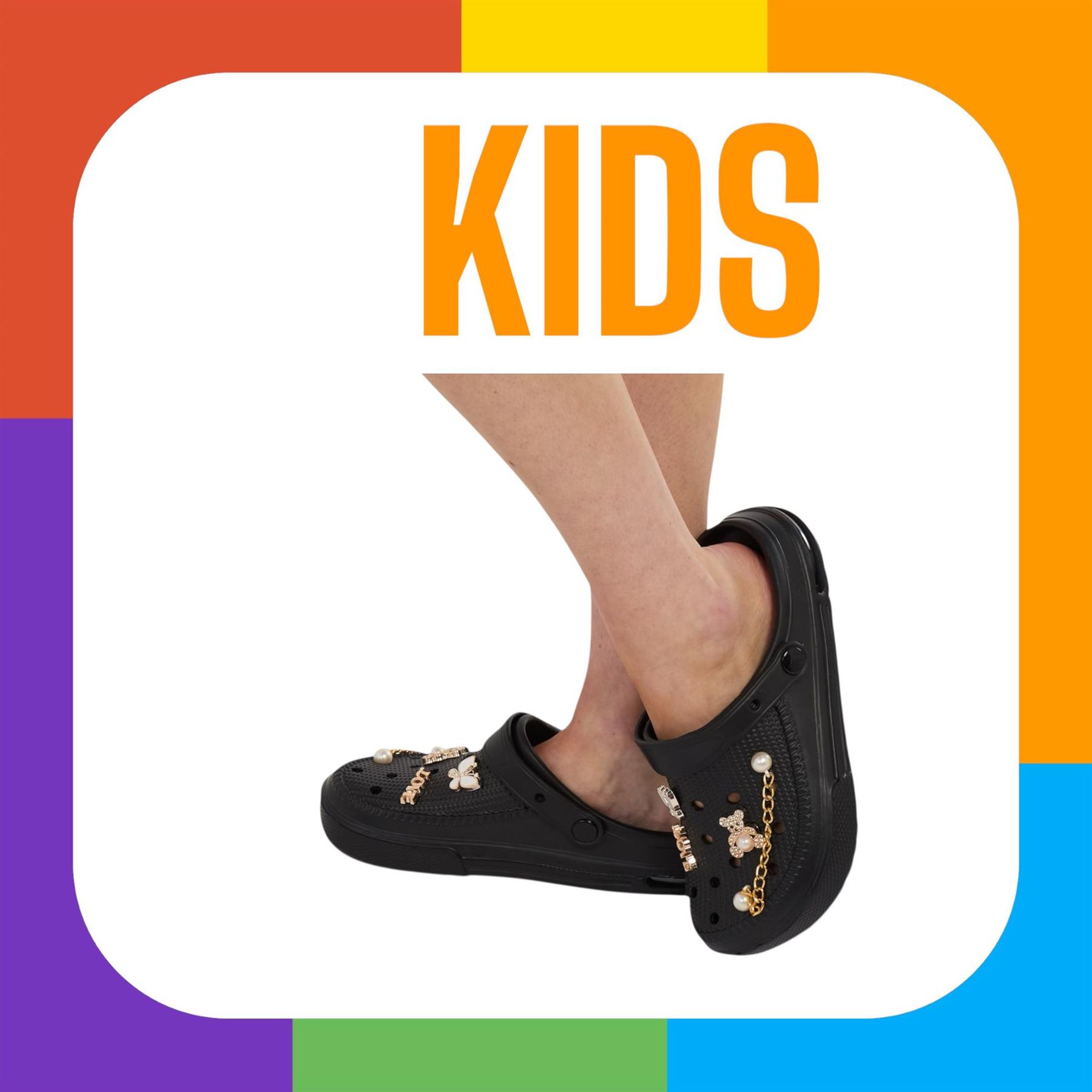 Zuecos gruesos para niños con divertidos dijes extraíbles cómodos zapatos sin cordones de verano - Imagen 8 de 17
