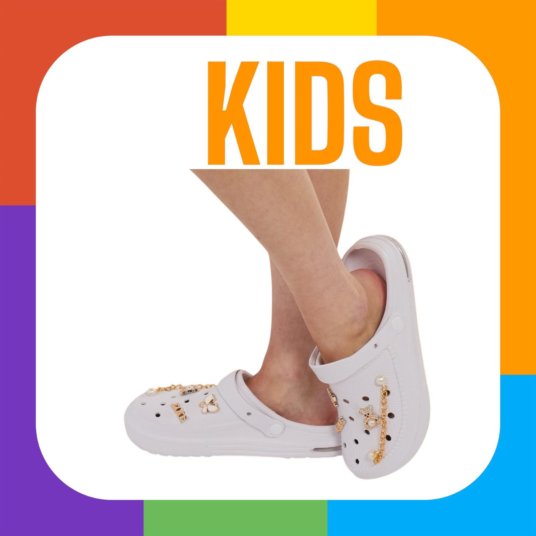 Zuecos gruesos para niños con divertidos dijes extraíbles cómodos zapatos sin cordones de verano - Imagen 17 de 17