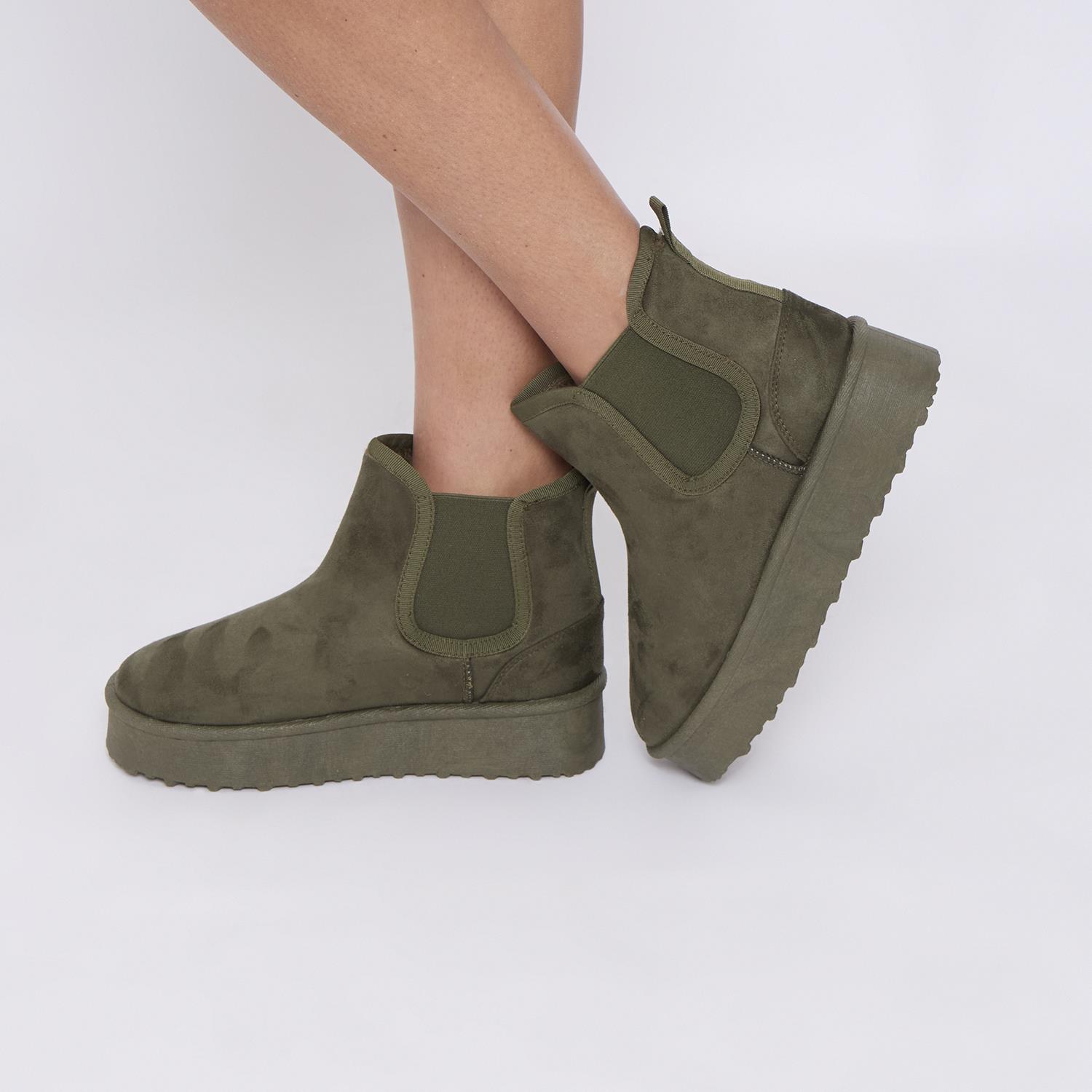 Botas Chelsea clásicas al tobillo botines de plataforma para damas botas de moda - Imagen 11 de 13