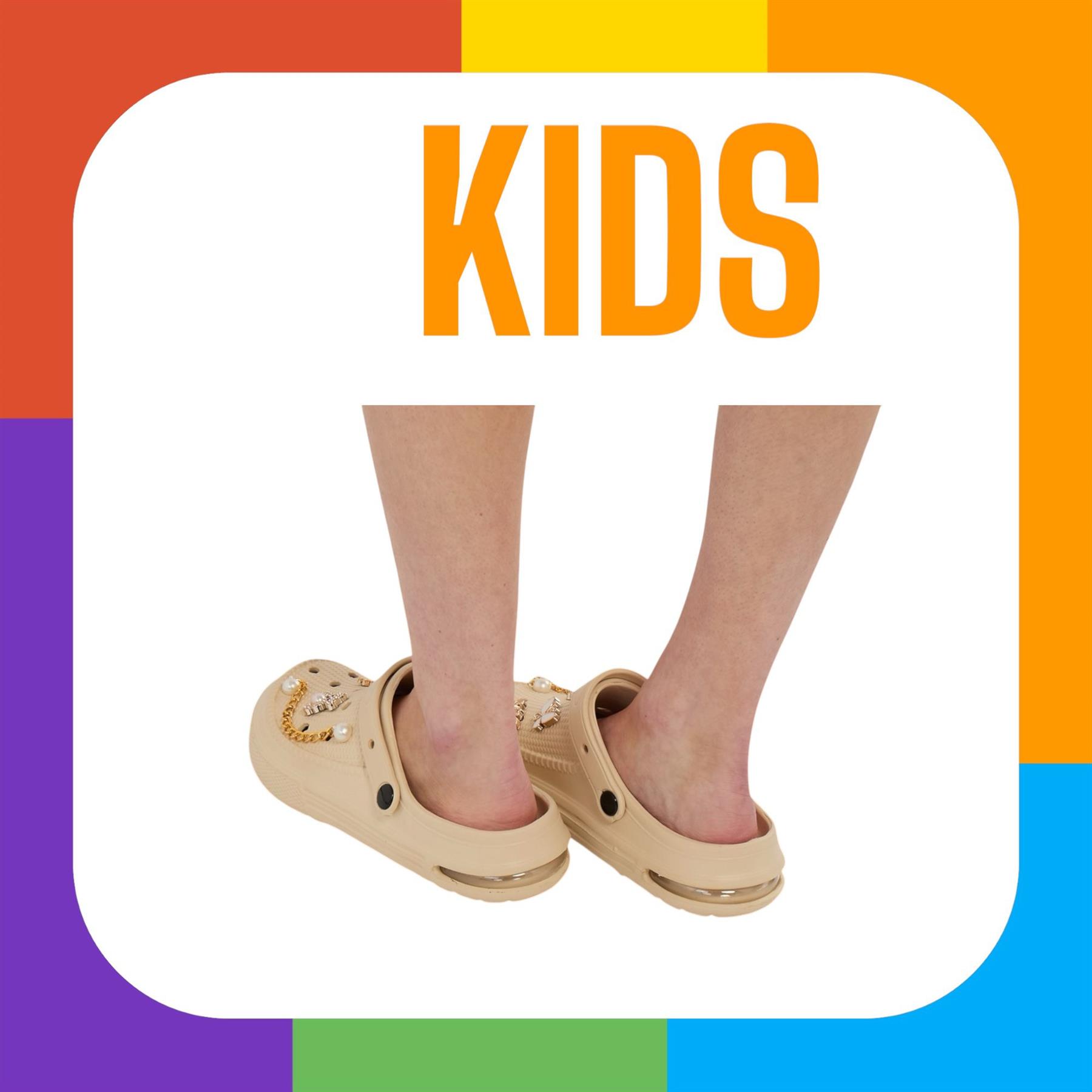 Zuecos gruesos para niños con divertidos dijes extraíbles cómodos zapatos sin cordones de verano - Imagen 5 de 17