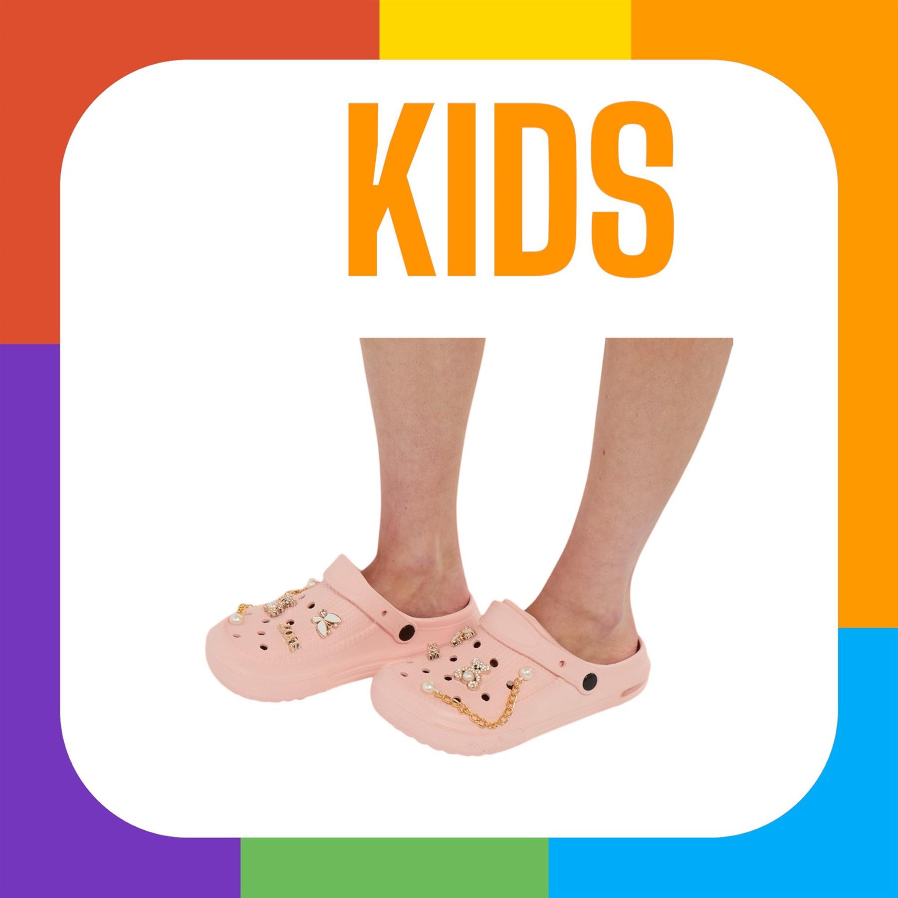 Zuecos gruesos para niños con divertidos dijes extraíbles cómodos zapatos sin cordones de verano - Imagen 10 de 17
