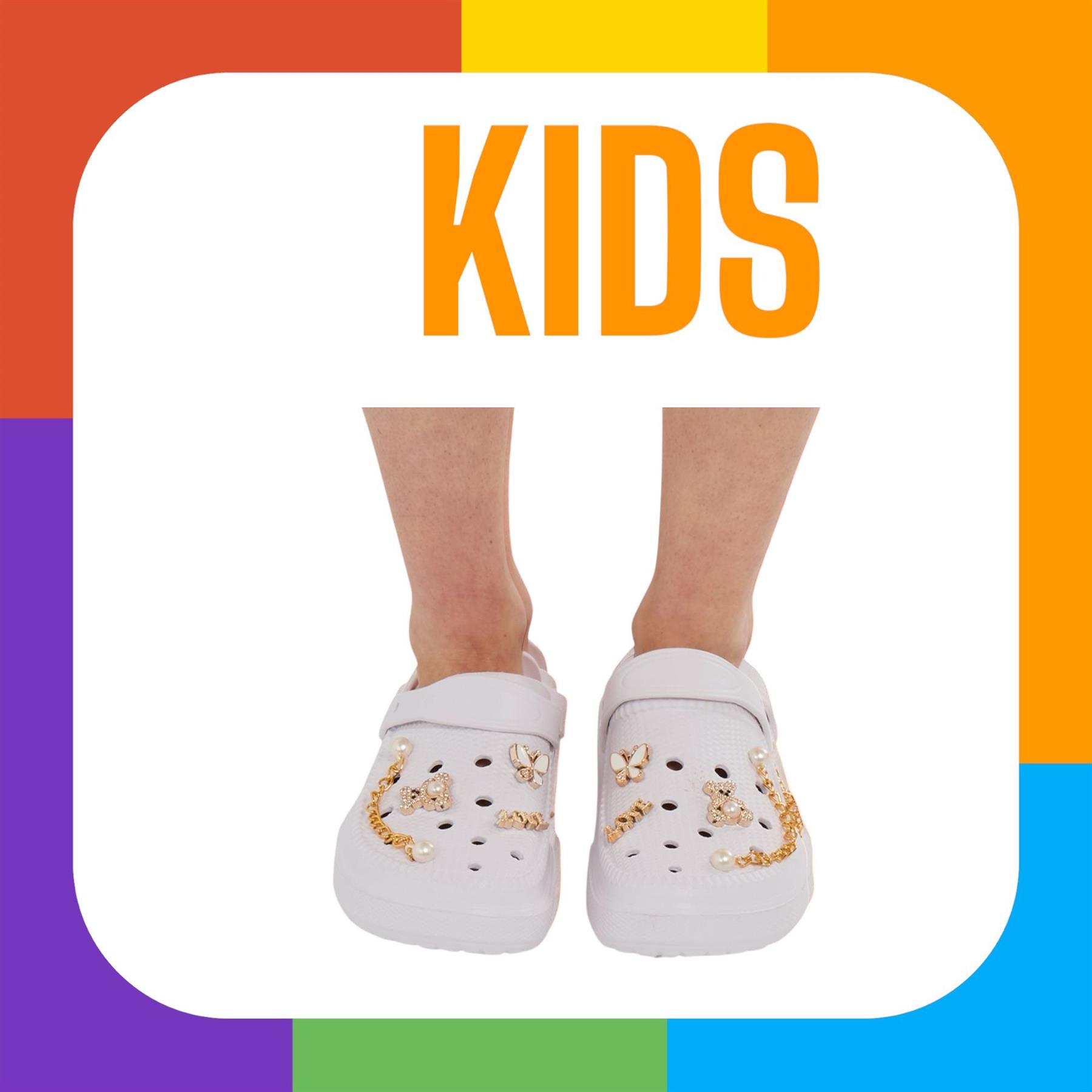 Zuecos gruesos para niños con divertidos dijes extraíbles cómodos zapatos sin cordones de verano - Imagen 16 de 17