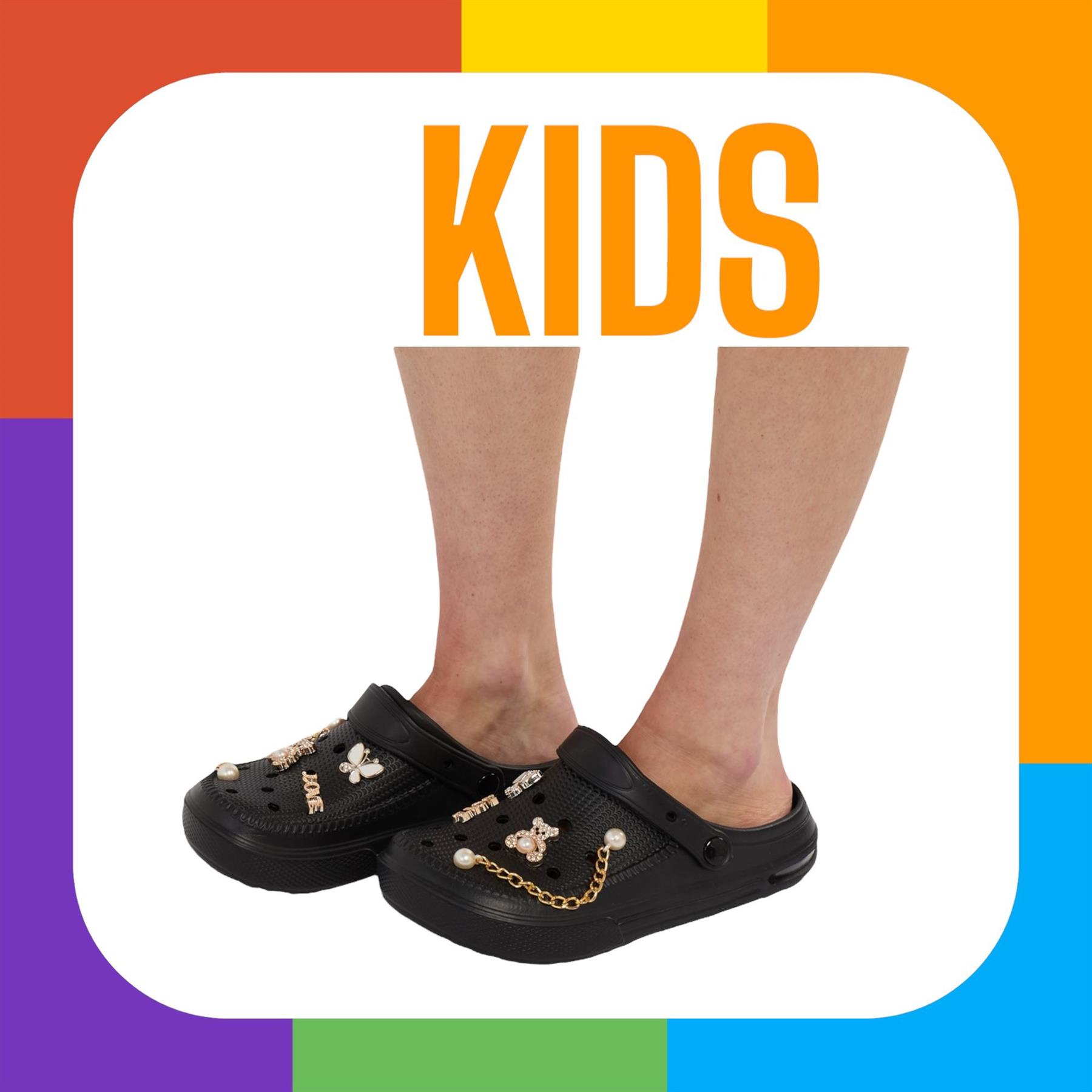 Zuecos gruesos para niños con divertidos dijes extraíbles cómodos zapatos sin cordones de verano - Imagen 6 de 17