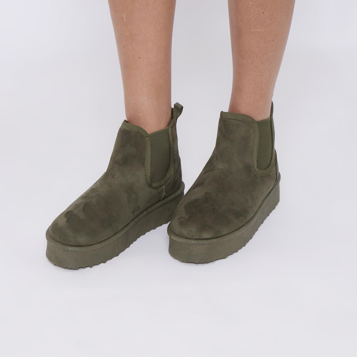 Botas Chelsea clásicas al tobillo botines de plataforma para damas botas de moda - Imagen 13 de 13