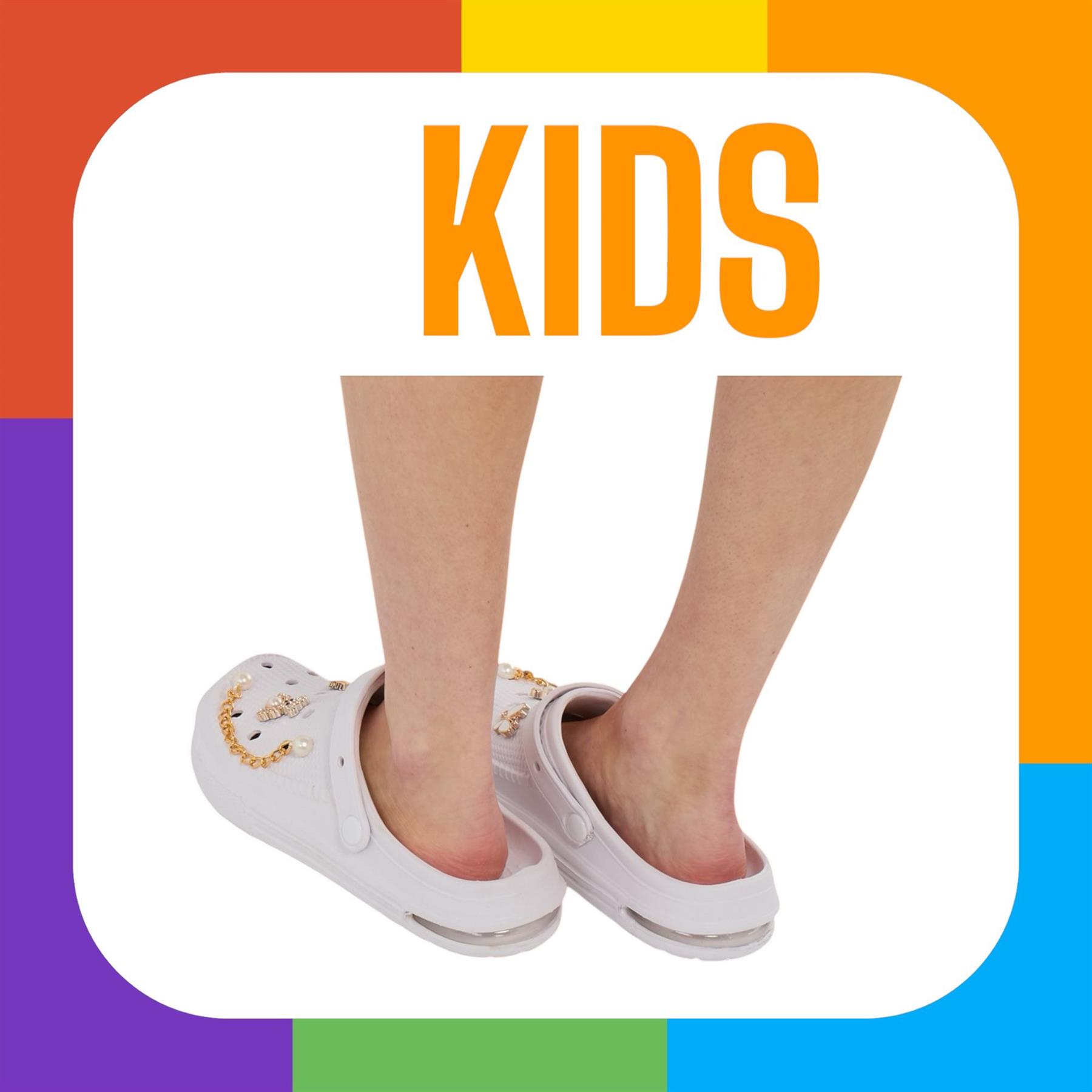 Zuecos gruesos para niños con divertidos dijes extraíbles cómodos zapatos sin cordones de verano - Imagen 15 de 17