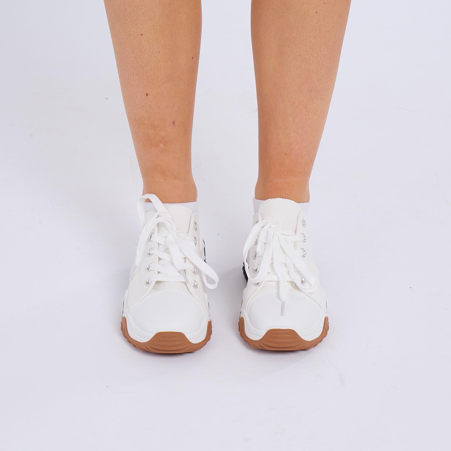 ALL SEASON WOMEN DAMEN CHUNKY SNEAKER KNÖCHEL SCHNÜR SNEAKER Schuhe Schuh - Bild 19 von 21