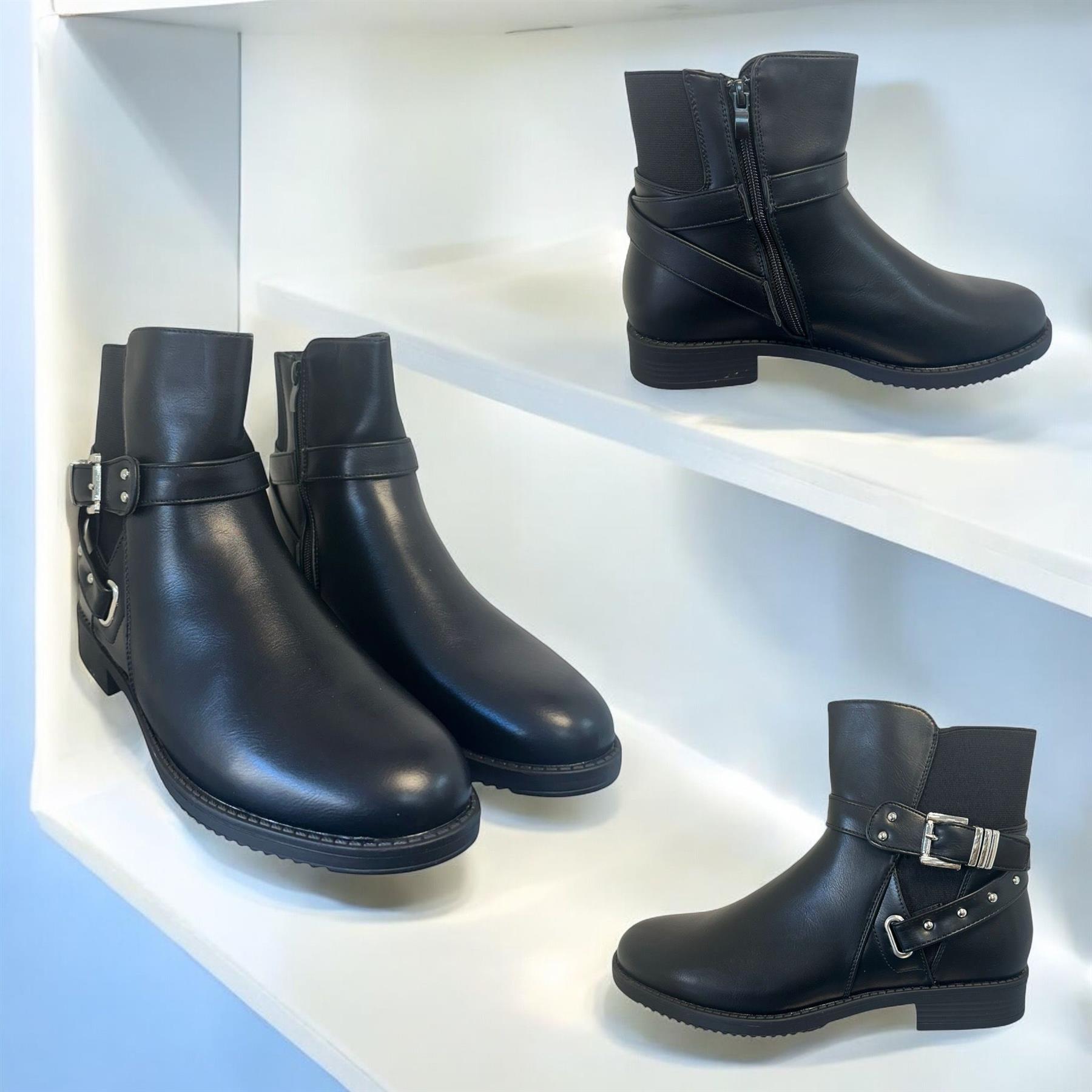 Women Plus Size Strech Mid Calf Boots Wide Fit Plus Size Boots Wide Calf  Size