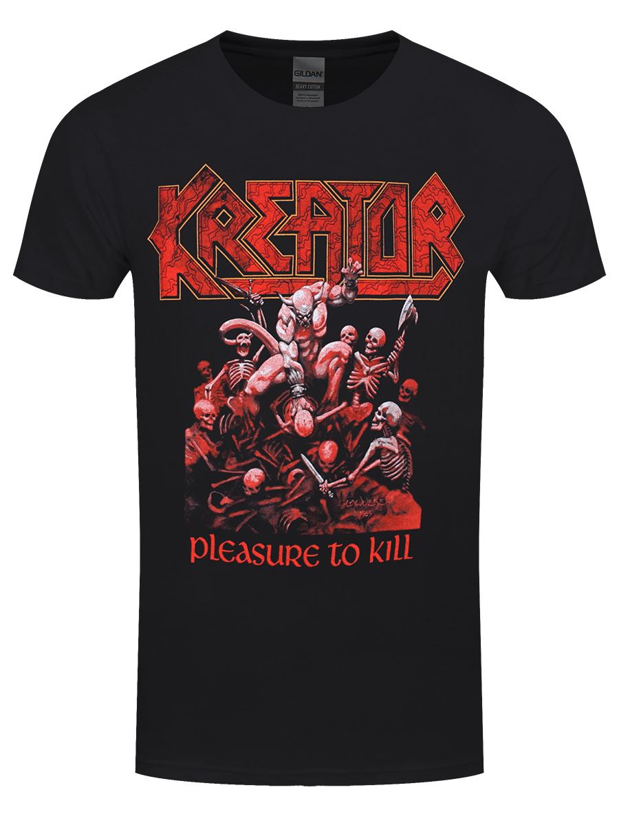 Kreator Pleasure To Kill Mens Black T-Shirt - Picture 15 of 15