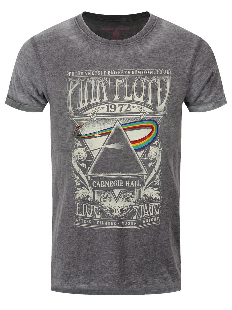 Pink Floyd Carnegie Hall Herren Burnout T-Shirt - Bild 4 von 15