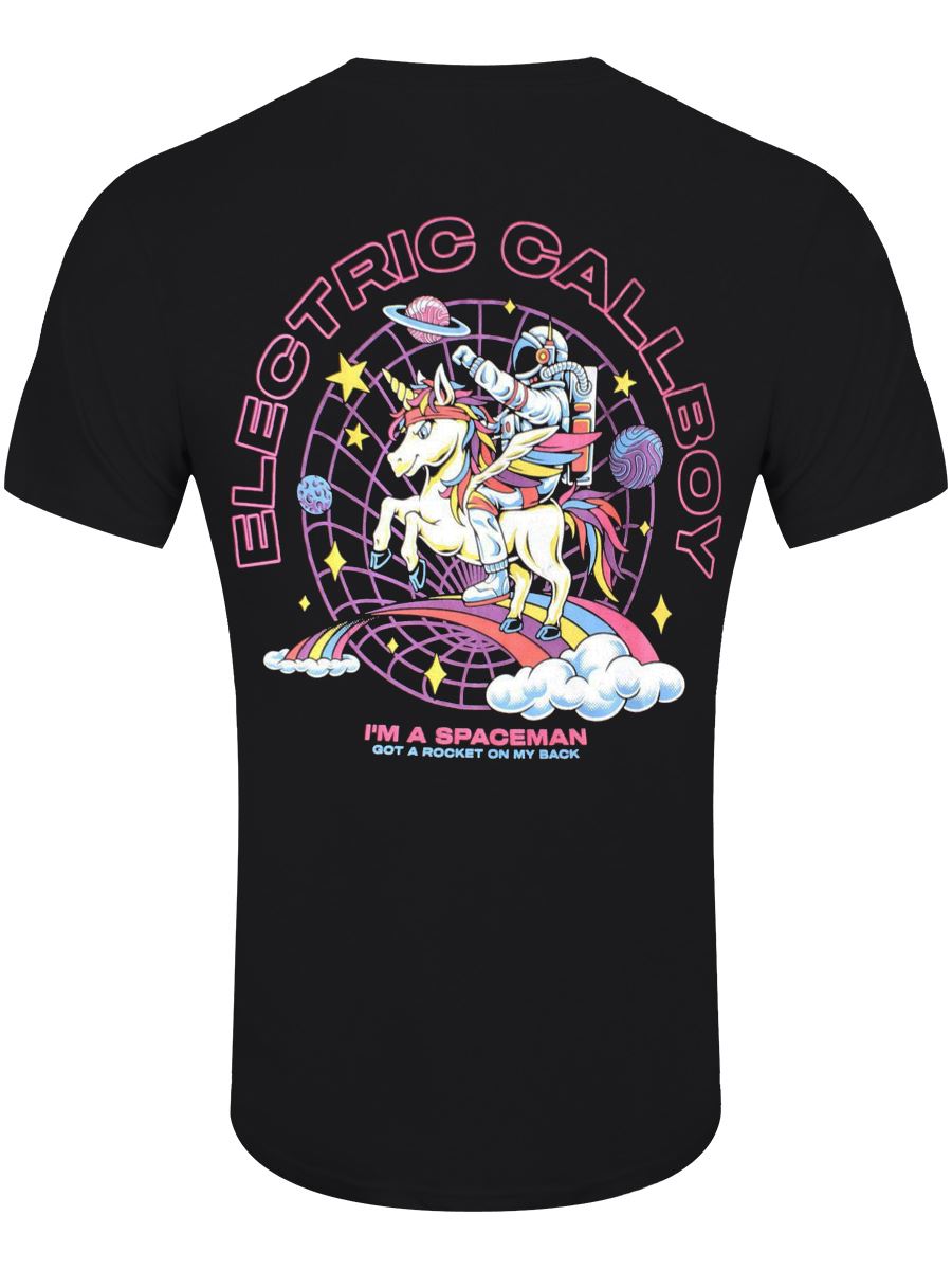 Electric Callboy Spaceman Einhorn Herren T-Shirt schwarz - Bild 8 von 15
