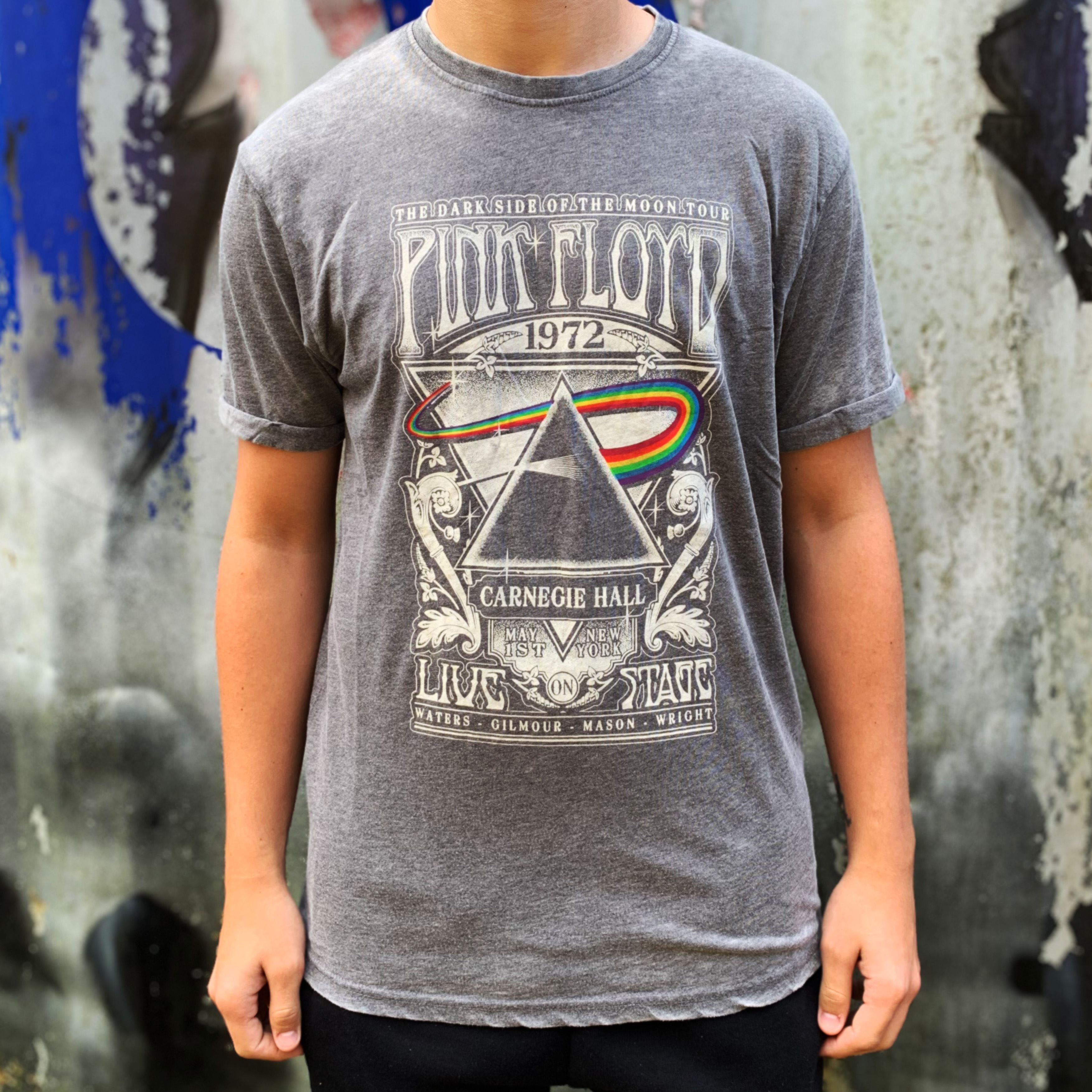 Pink Floyd Carnegie Hall Herren Burnout T-Shirt - Bild 12 von 15