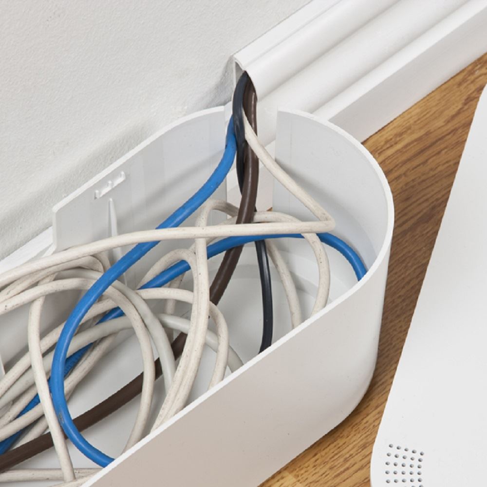 Safetots Cable Tidy Management Box Child Safety Baby Proofing White