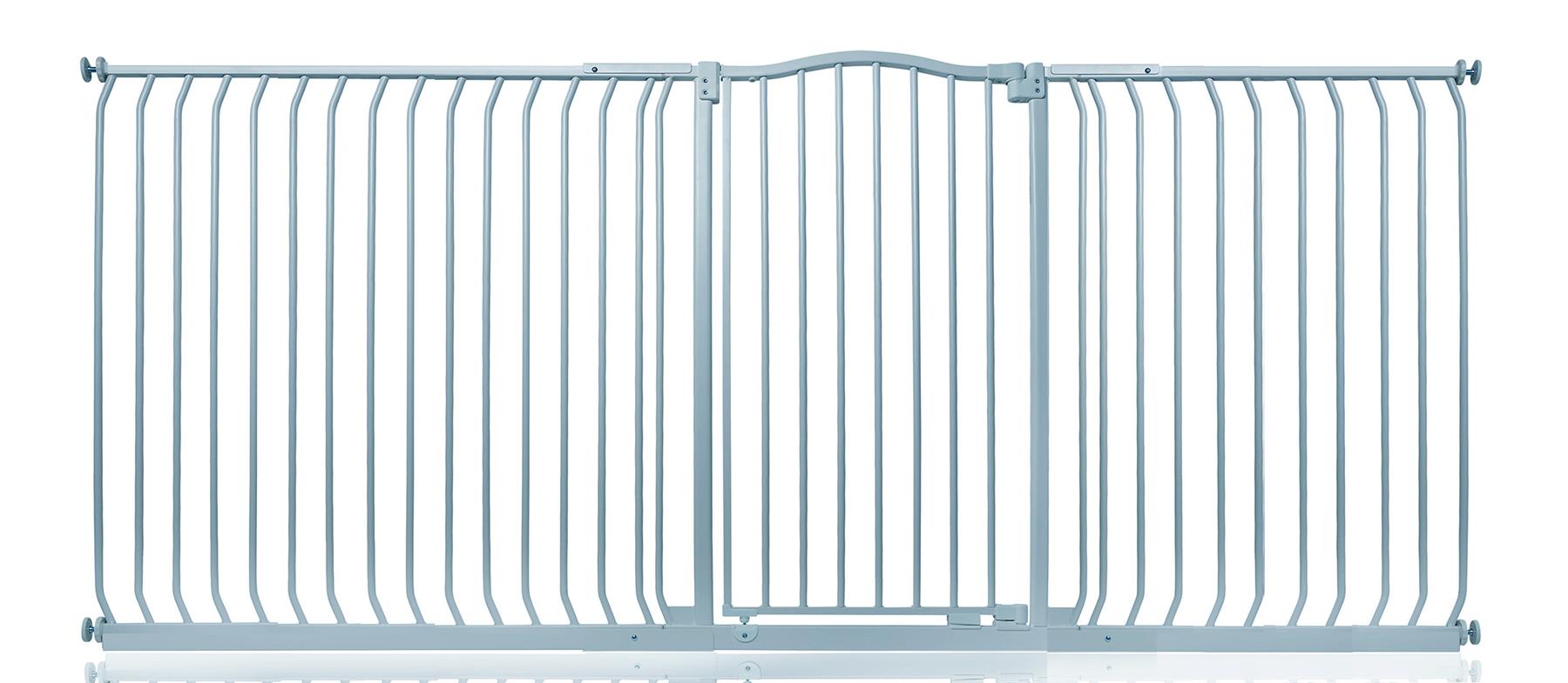 Safetots Baby Gate, Tall Safety Gate Curved Top Grey Range 71cm - 280cm - Picture 35 of 37