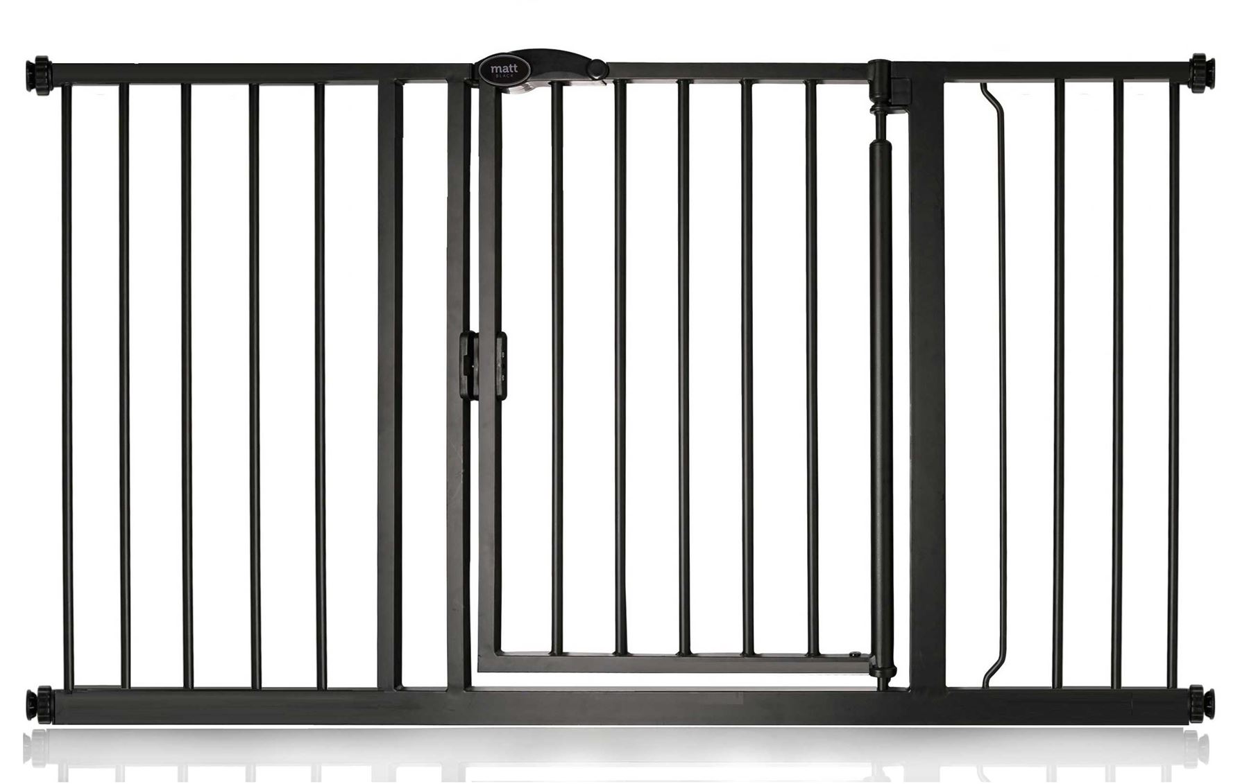 Safetots Baby Gate, Self Closing Safety Gate, Matt Black, Pressure Gate Range - Picture 89 of 112