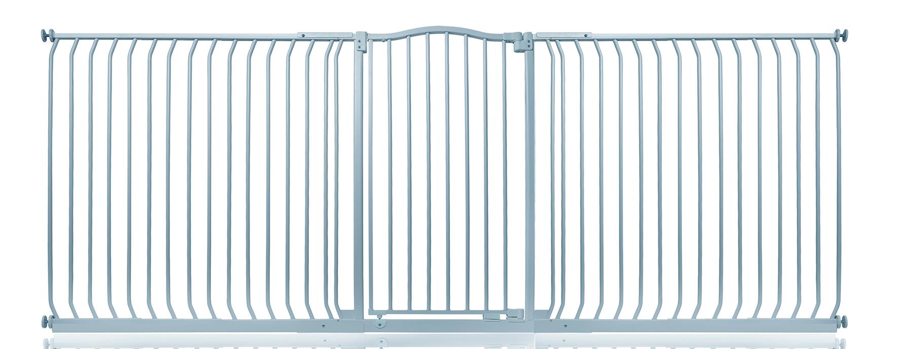 Safetots Baby Gate, Tall Safety Gate Curved Top Grey Range 71cm - 280cm - Picture 37 of 37