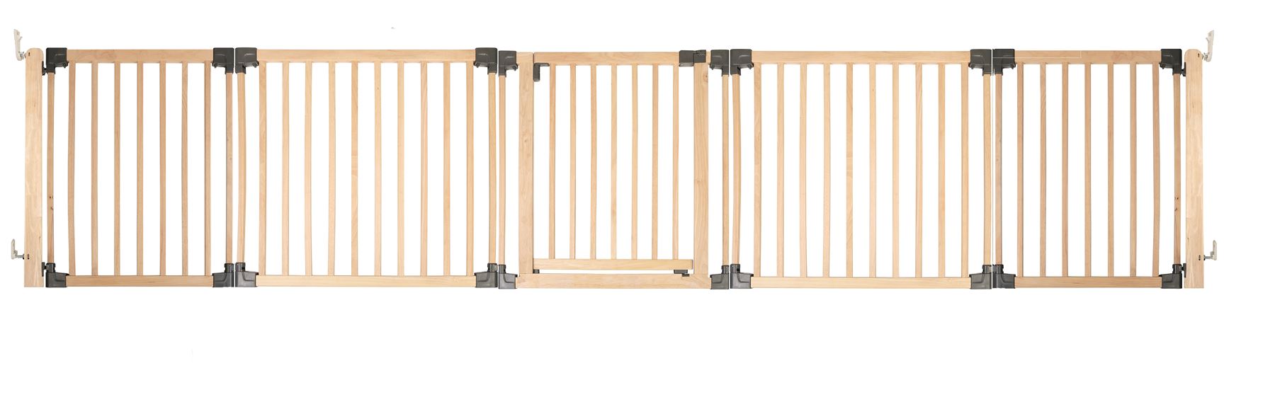Safetots Premium Wooden Wide Pet Gate Dog Room Divider Puppy Corner