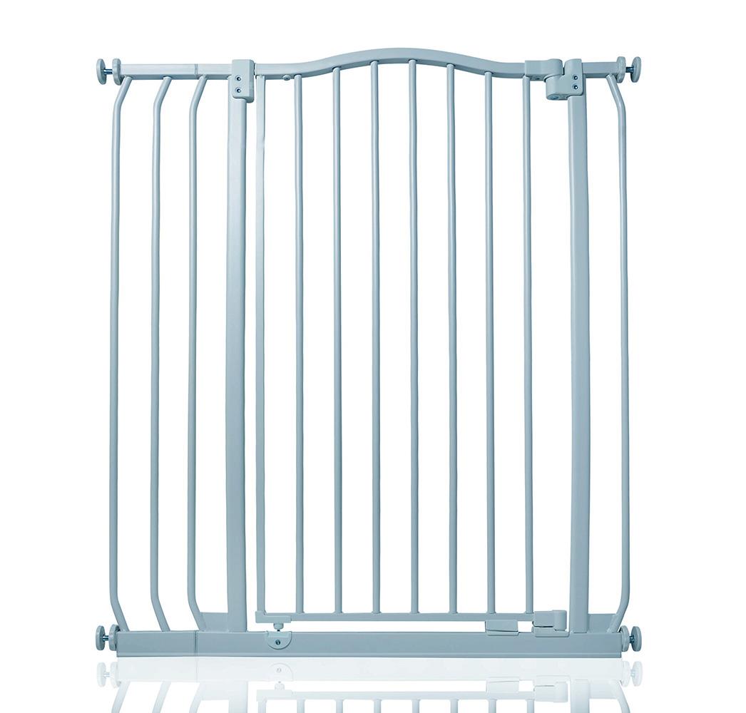 Safetots Baby Gate, Tall Safety Gate Curved Top Grey Range 71cm - 280cm - Picture 15 of 37