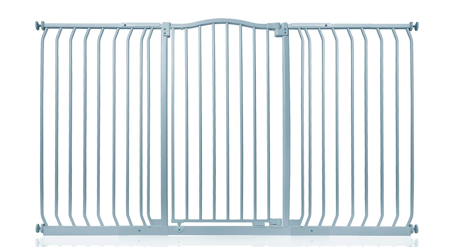 Safetots Baby Gate, Tall Safety Gate Curved Top Grey Range 71cm - 280cm - Picture 25 of 37