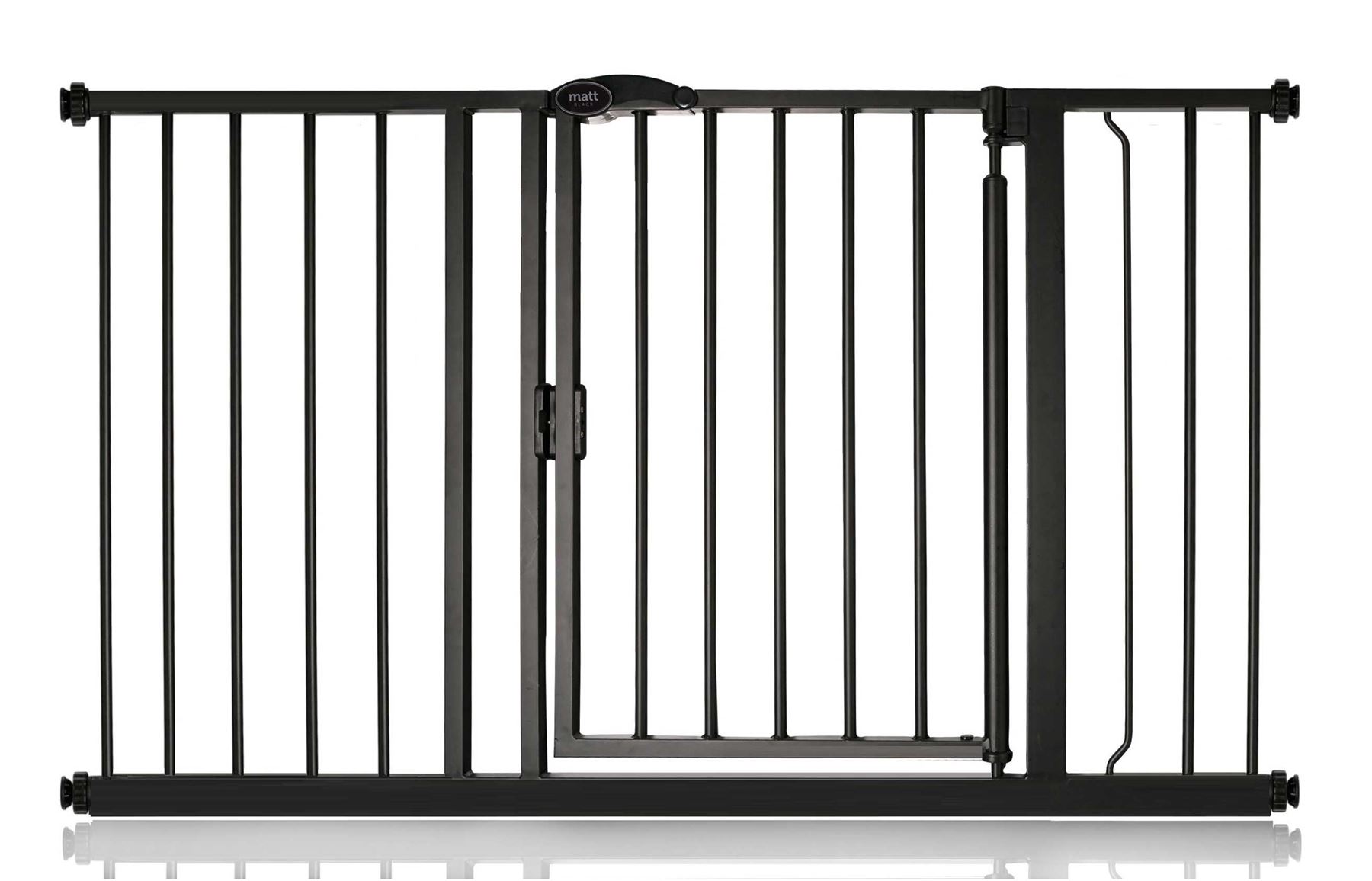 Safetots Baby Gate, Self Closing Safety Gate, Matt Black, Pressure Gate Range - Picture 81 of 112