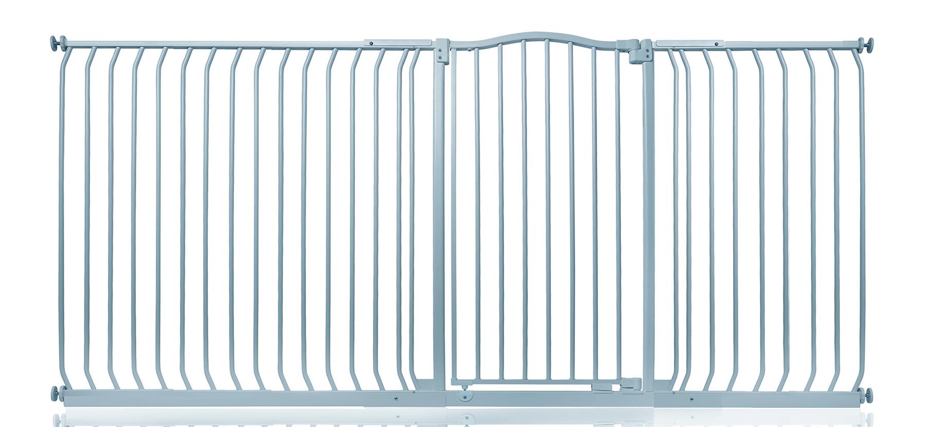 Safetots Baby Gate, Tall Safety Gate Curved Top Grey Range 71cm - 280cm - Picture 34 of 37