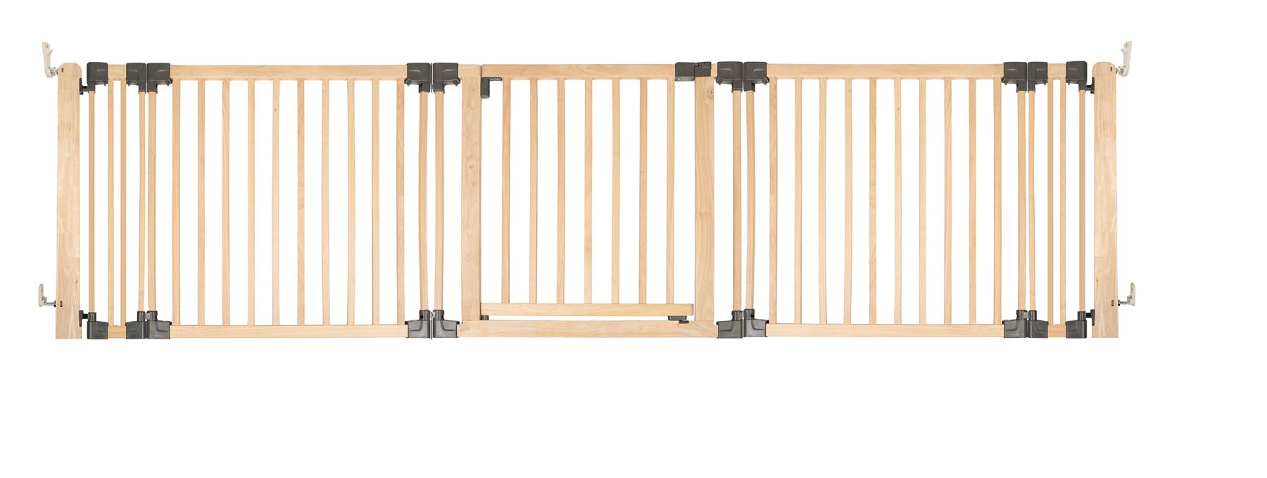 Safetots Premium Wooden Wide Pet Gate Dog Room Divider Puppy Corner