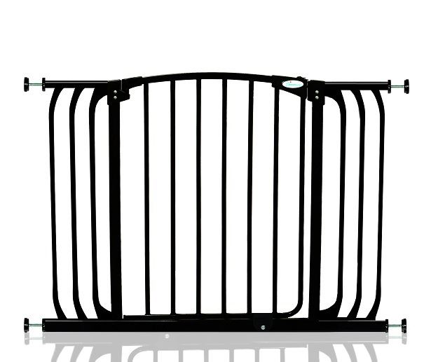 1 gate 2 extensions Fits 97cm... Dreambaby Chelsea Xtra-Wide Safety Gate Set