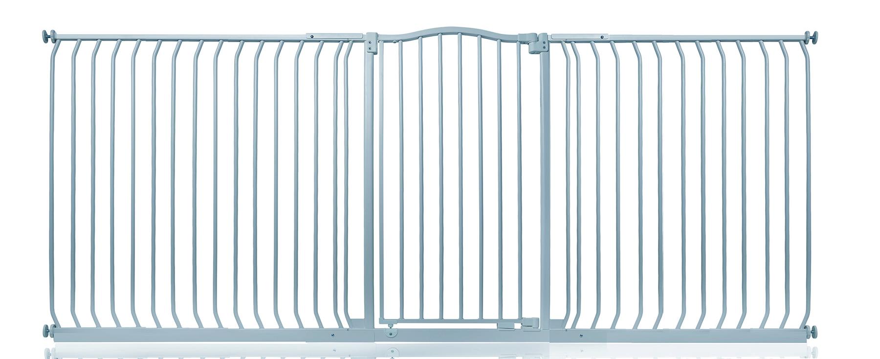 Safetots Baby Gate, Tall Safety Gate Curved Top Grey Range 71cm - 280cm - Picture 36 of 37