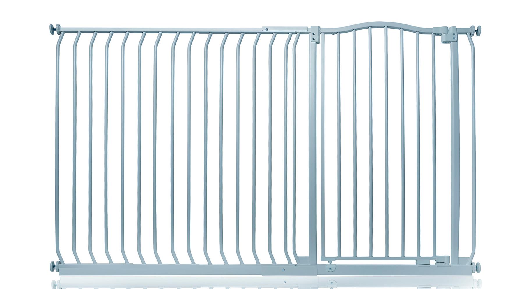 Safetots Baby Gate, Tall Safety Gate Curved Top Grey Range 71cm - 280cm - Picture 27 of 37