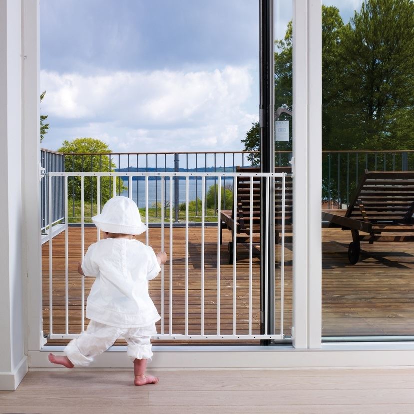 Babydan Stair Safety Gate Large Wide Extending Child Baby Adjustable Screw Fit