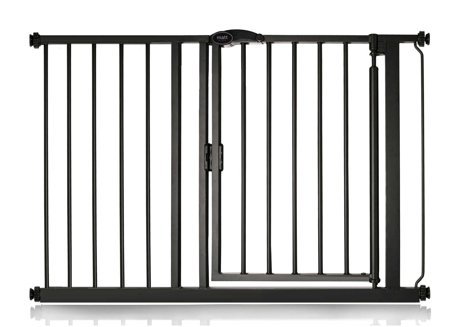 Safetots Baby Gate, Self Closing Safety Gate, Matt Black, Pressure Gate Range - Picture 65 of 112