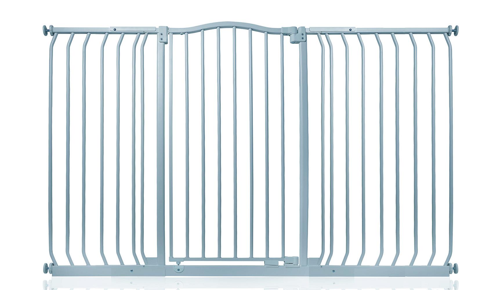 Safetots Baby Gate, Tall Safety Gate Curved Top Grey Range 71cm - 280cm - Picture 24 of 37
