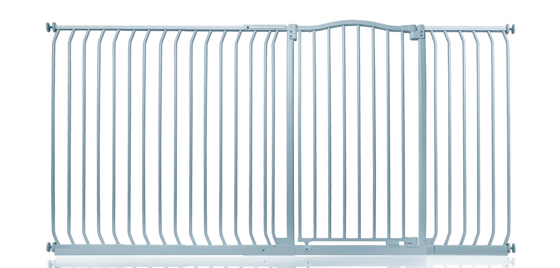 Safetots Baby Gate, Tall Safety Gate Curved Top Grey Range 71cm - 280cm - Picture 32 of 37