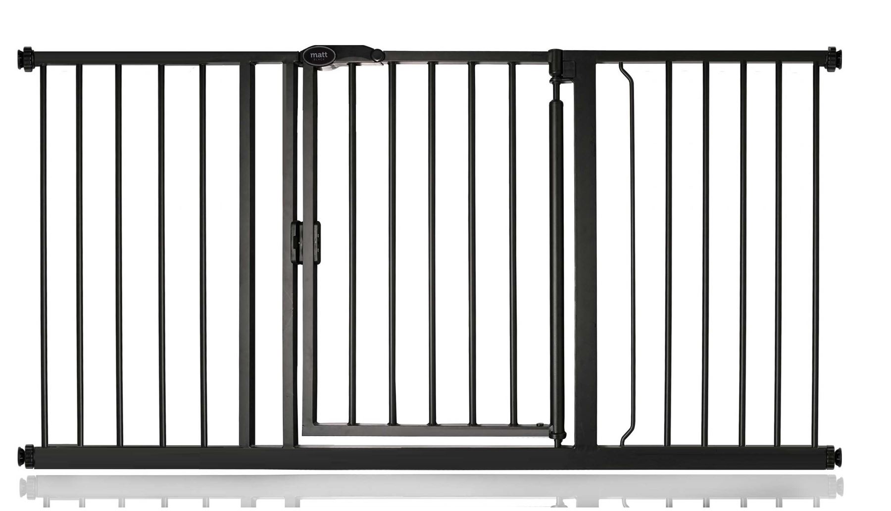 Safetots Baby Gate, Self Closing Safety Gate, Matt Black, Pressure Gate Range - Picture 105 of 112