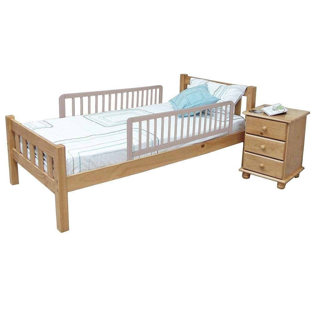 Safetots Childrens Double Sided Wooden Bed Rail Toddler Bed Guard
