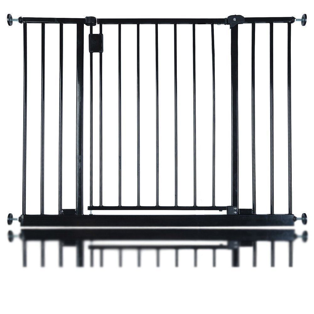 Safetots Extra Wide Pet Hallway Dog Safety Stair Gate Black 97cm 152