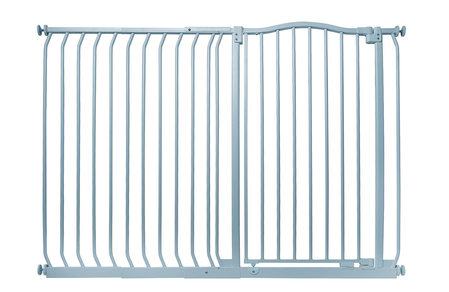 Safetots Baby Gate, Tall Safety Gate Curved Top Grey Range 71cm - 280cm - Picture 22 of 37