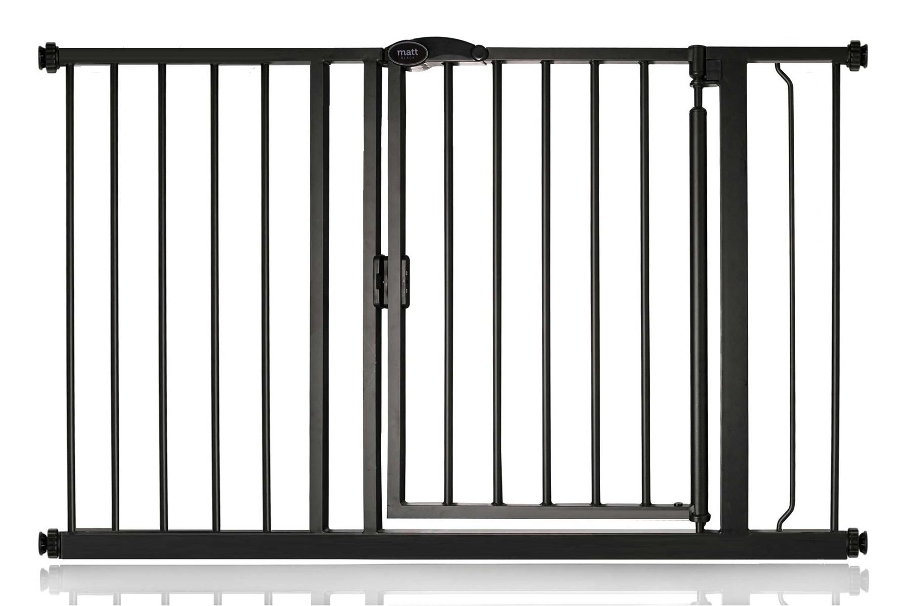 Safetots Baby Gate, Self Closing Safety Gate, Matt Black, Pressure Gate Range - Picture 73 of 112