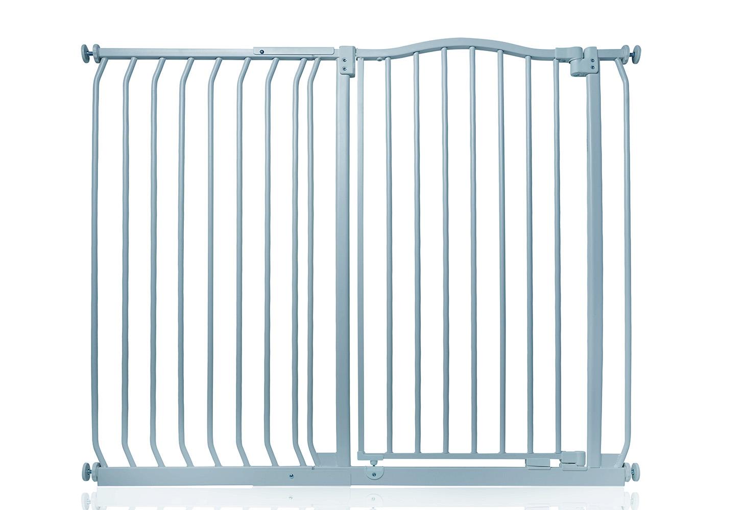 Safetots Baby Gate, Tall Safety Gate Curved Top Grey Range 71cm - 280cm - Picture 20 of 37