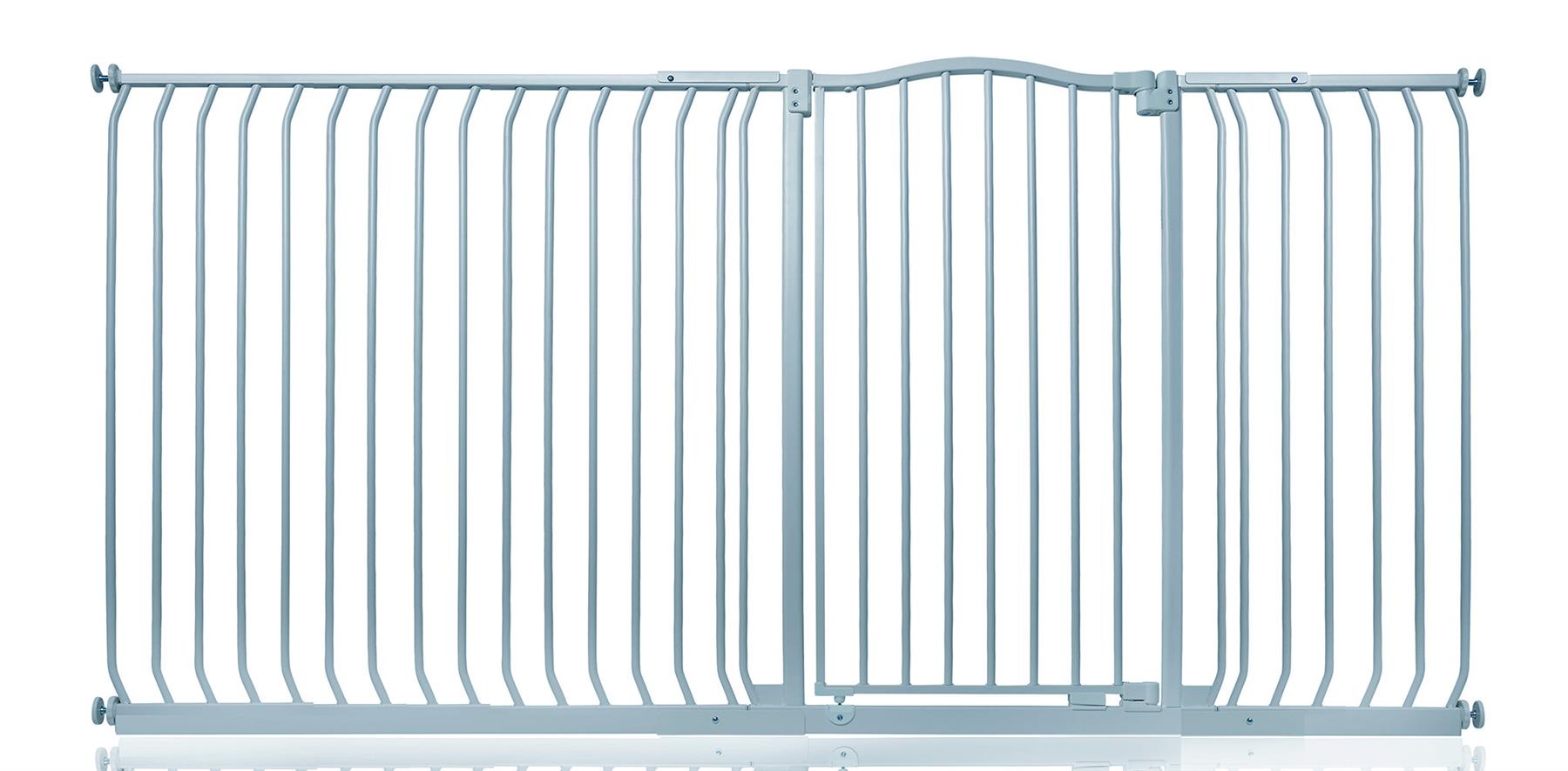 Safetots Baby Gate, Tall Safety Gate Curved Top Grey Range 71cm - 280cm - Picture 33 of 37