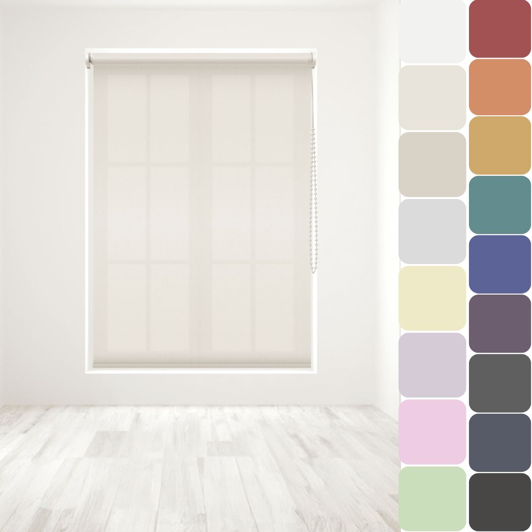 Made To Measure Daylight Straight Edge Plain Roller Blind - Picture 12 of 18