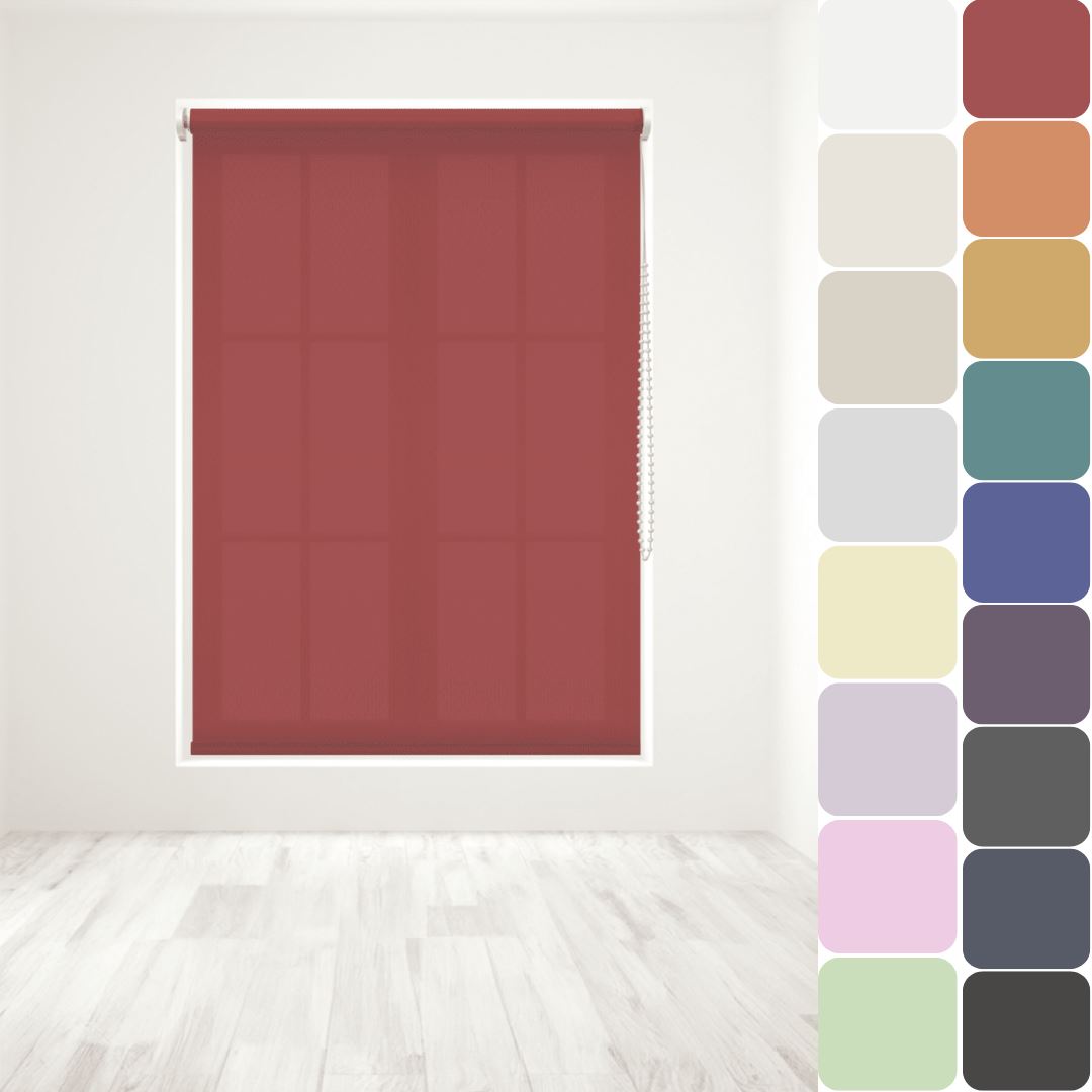 Made To Measure Daylight Straight Edge Plain Roller Blind - Picture 16 of 18