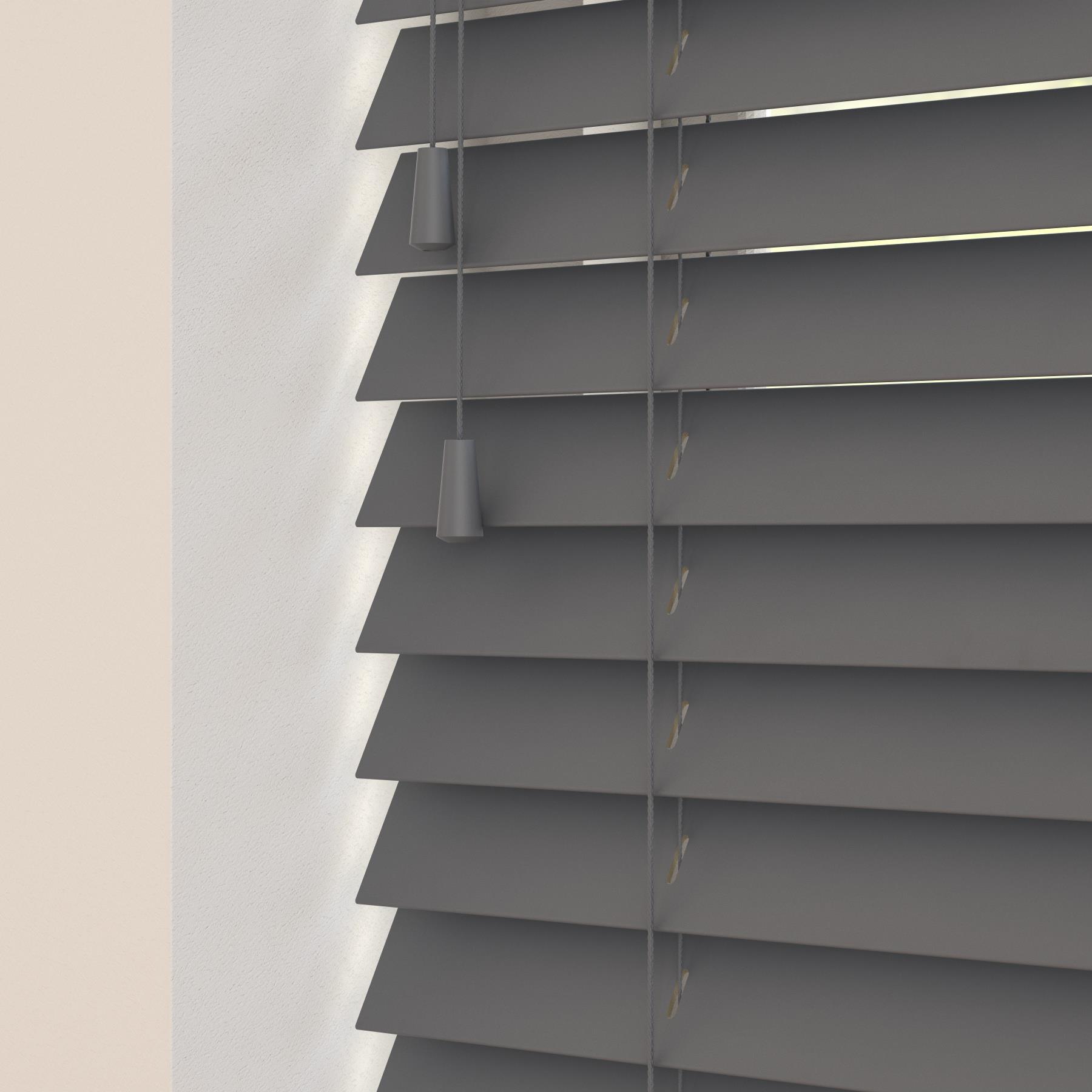 Modern Venetian Real Wooden String Blinds - High Quality - Upto 210cm - Picture 9 of 15