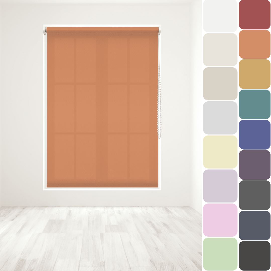 Made To Measure Daylight Straight Edge Plain Roller Blind - Picture 5 of 18