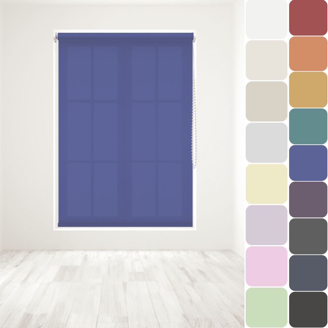 Made To Measure Daylight Straight Edge Plain Roller Blind - Picture 8 of 18