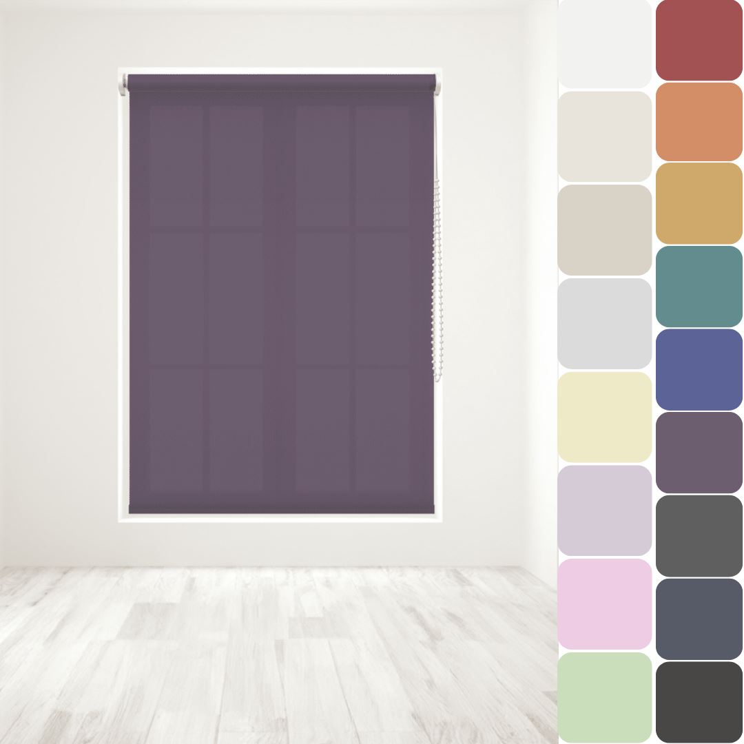 Made To Measure Daylight Straight Edge Plain Roller Blind - Picture 2 of 18