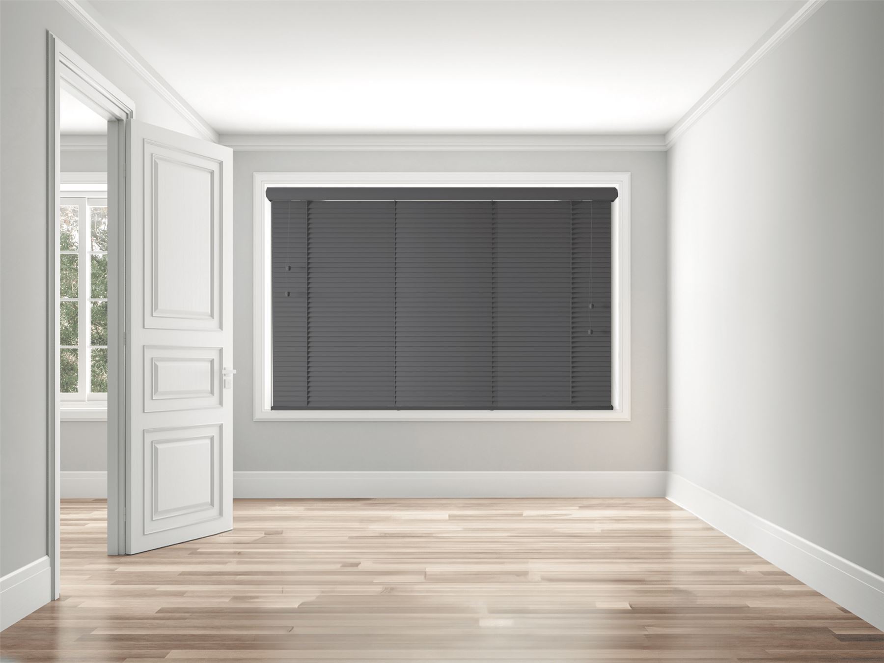 Modern Venetian Real Wooden String Blinds - High Quality - Upto 210cm - Picture 7 of 15